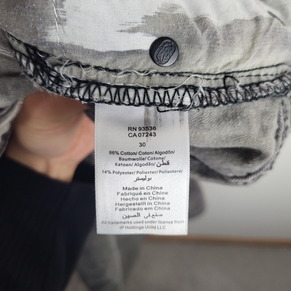 Vintage Ecko Unltd. Straight Fit Broken In 80s Stonewash Grey Men's Size 30 - Picture 6 of 7